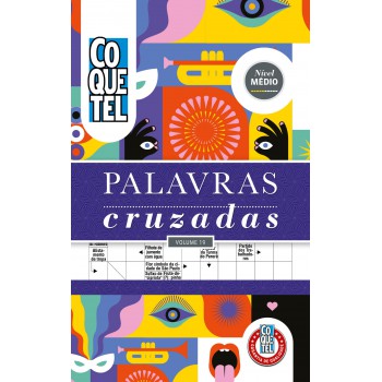 Livro Coquetel Espiral Palavras Cruzadas Médio 19