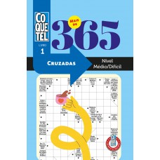 Livro Coquetel Mais De 365 Palavras Cruzadas Médio-difícil 1