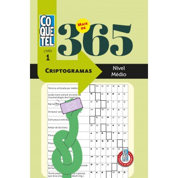 Livro Coquetel Mais De 365 Criptogramas 1
