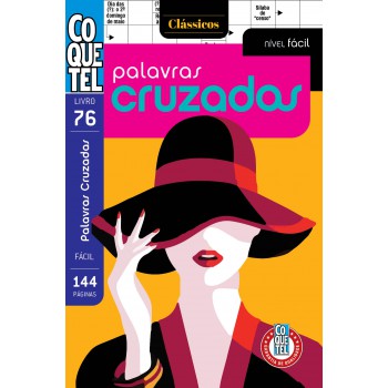 Livro Coquetel Palavras Cruzadas ácil 76
