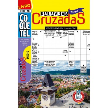 Livro Coquetel Palavras Cruzadas Viena 8: Nível Médio