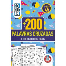 Livro Coquetel Mais De 200 Palavras Cruzadas 45