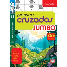 Livro Coquetel Jumbo Palavras Cruzadas Médio 18 S/p