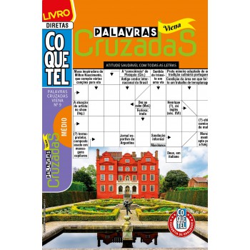 Livro Coquetel Palavras Cruzadas Viena 9