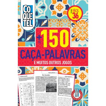 Livro Coquetel Mais De 150 Caça-palavras 36