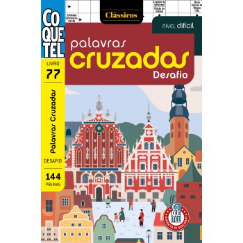 Livro Coquetel Palavras Cruzadas Desafio 77