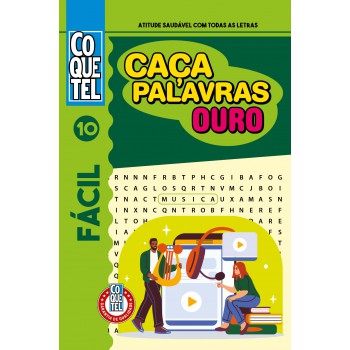 Livro Coquetel Caça-palavras Ouro 10