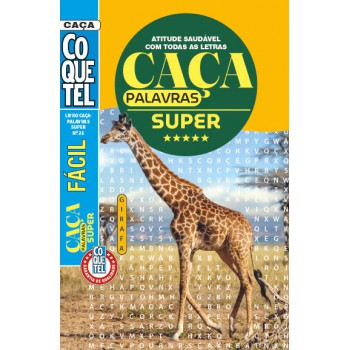 Livro Coquetel Caça-palavras Super 25