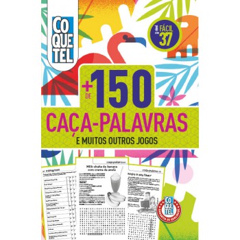 Livro Coquetel Mais De 150 Caça-palavras 37