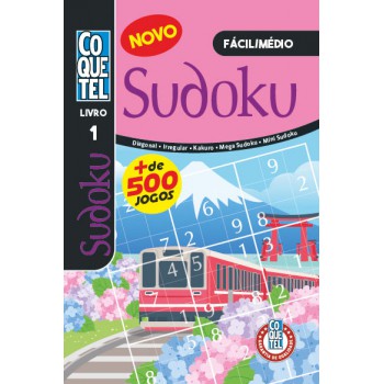 Livro Coquetel Mais De 500 Sudokus Fácil-médio 1