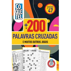 Livro Coquetel Mais De 200 Palavras Cruzadas 47