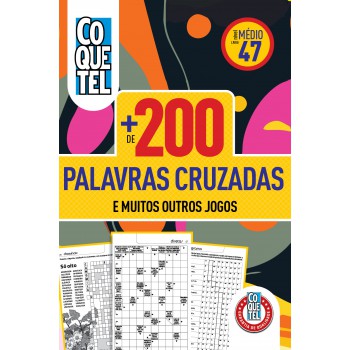 Livro Coquetel Mais De 200 Palavras Cruzadas 47