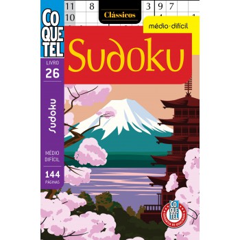 Livro Coquetel Sudoku Médio-difícil 26