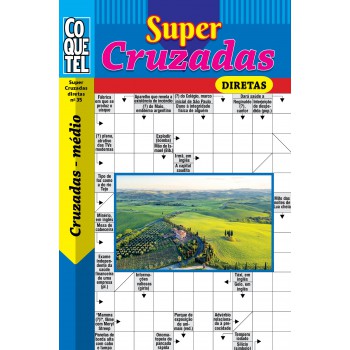 Livro Coquetel Super Palavras Cruzadas Diretas 35