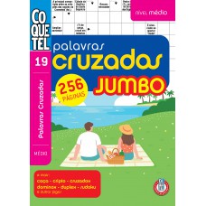 Livro Coquetel Jumbo Palavras Cruzadas Médio 19