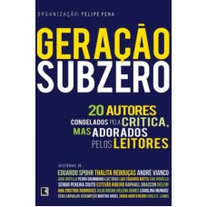 Geração Subzero: 20 Autores Congelados Pela Crítica, Mas Adorados Pelos Leitores: 20 Autores Congelados Pela Crítica, Mas Adorados Pelos Leitores