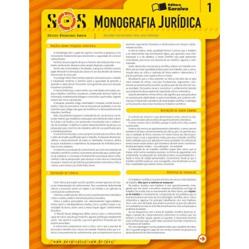 Monografia Jurídica - 1ª Edição De 2009