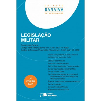 Legislação Militar - 2ª Edição De 2013