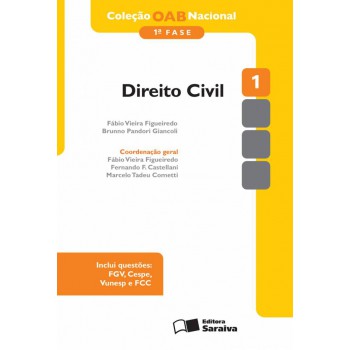 Coleção Oab Nacional 1ª Fase: Direito Civil - 6ª Edição De 2014