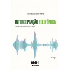 Interceptação Telefônica - 3ª Edição De 2015: Considerações Sobre A Lei N. 9.296/96