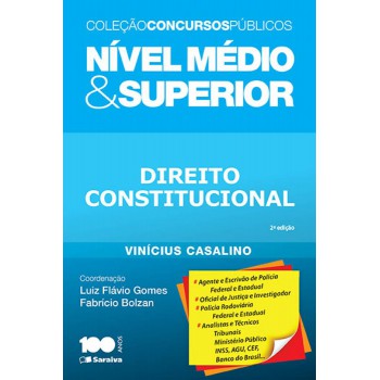 Direito Constitucional: Nível Médio E Superior - 2ª Edição De 2015