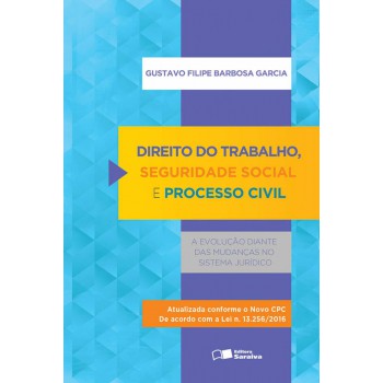 Direito Do Trabalho, Seguridade Social E Processo Civil - 1ª Edição De 2016: A Evolução Diante Das Mudanças No Sistema Jurídico