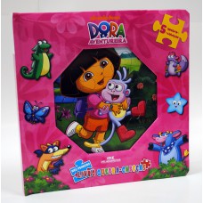 Dora, A Aventureira: Um Dia Com Dora - Meu Primeiro Livro De Quebra-cabeças