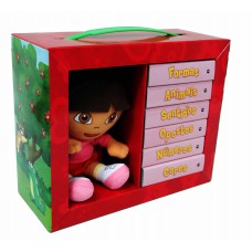 Dora, A Aventureira: Aprenda Com Dora (boxe Com 6 Livros E 1 Pelúcia)