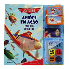 Disney Aviões: Aviões Em Ação - Livro Com Projetor