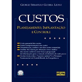 Custos: Planejamento, Implantação E Controle - Livro-Texto