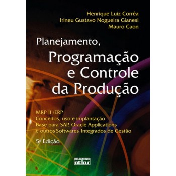 Planejamento, Programação E Controle Da Produção Mrp Ii/Erp: Conceitos, Uso E Implantação