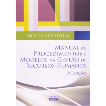 Manual De Procedimentos E Modelos Na Gestão De Recursos Humanos