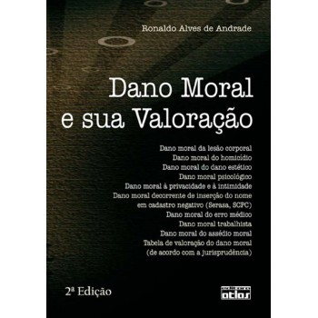 Dano Moral E Sua Valoração