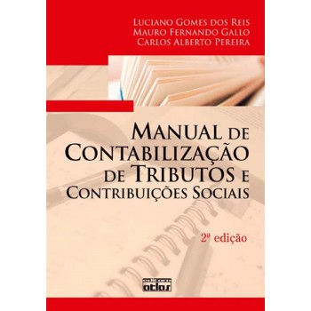 Manual De Contabilização De Tributos E Contribuições Sociais