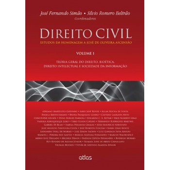 Direito Civil: Estudos Em Homenagem A José De Oliveira Ascensão - V. 01