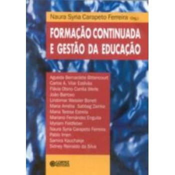 Formação Continuada E Gestão Da Educação