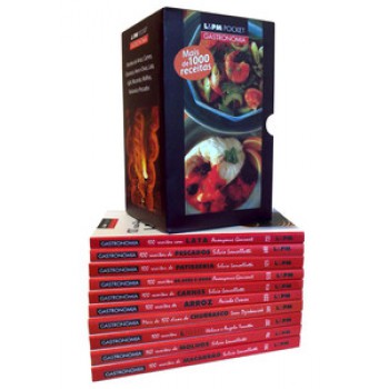 CAIXA ESPECIAL GASTRONOMIA – 10 VOLUMES