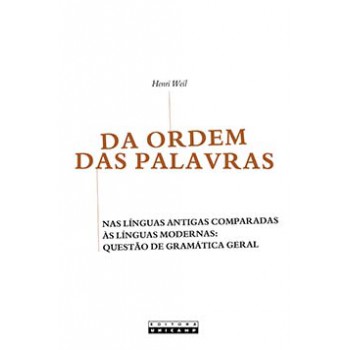 Da Ordem Das Palavras