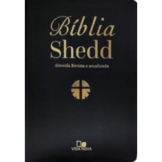 Bíblia Shedd - Couro Bonded Preta