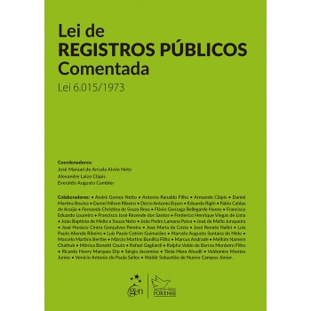 Lei de Registros Públicos Comentada - Lei 6.015/1973