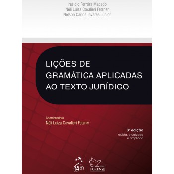 Lições de Gramática Aplicadas ao Texto Jurídico