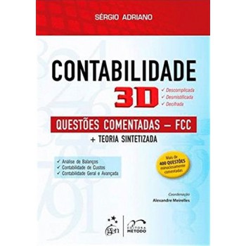 Contabilidade - 3D - Questões Comentadas - FCC