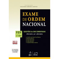 Exame de Ordem Nacional - FGV - 1ª Fase