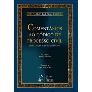 Comentários ao código de processo civil - volume V