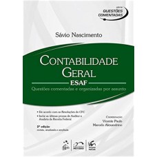 Série Questões Comentadas - Contabilidade Geral - ESAF