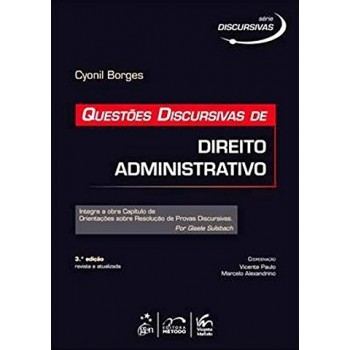 Série Discursivas - Questões Discursivas De Direito Administrativo