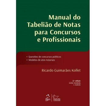 Manual Do Tabelião De Notas Para Concursos E Profissionais