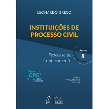 Instituições De Processo Civil - Processo De Conhecimento Vol. Ii