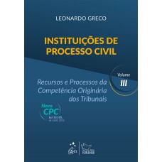 Instituições De Processo Civil - Vol. Iii