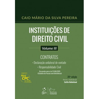 Instituições De Direito Civil - Vol. Iii - Contratos